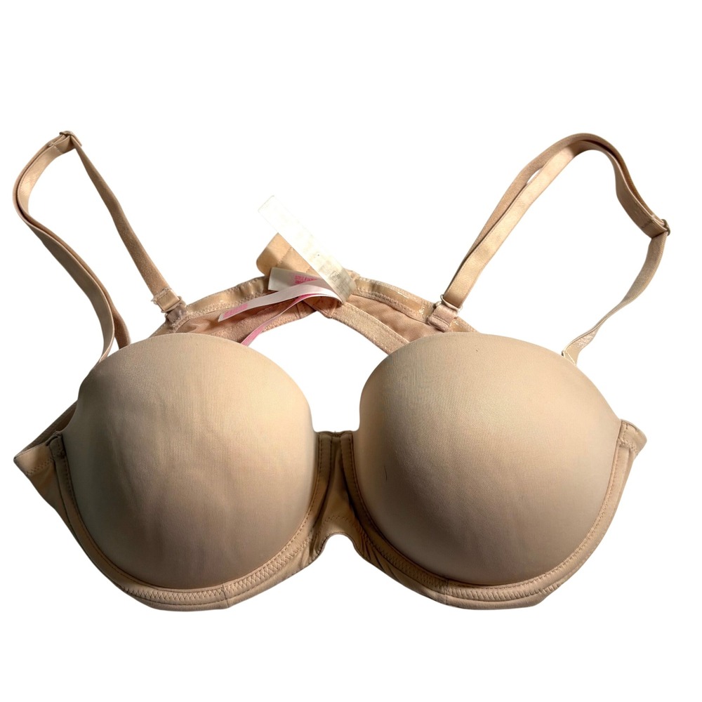 Pink Victoria's Secret Nude Wear Everywhere Multi Way Push Up Bra in Size 38B